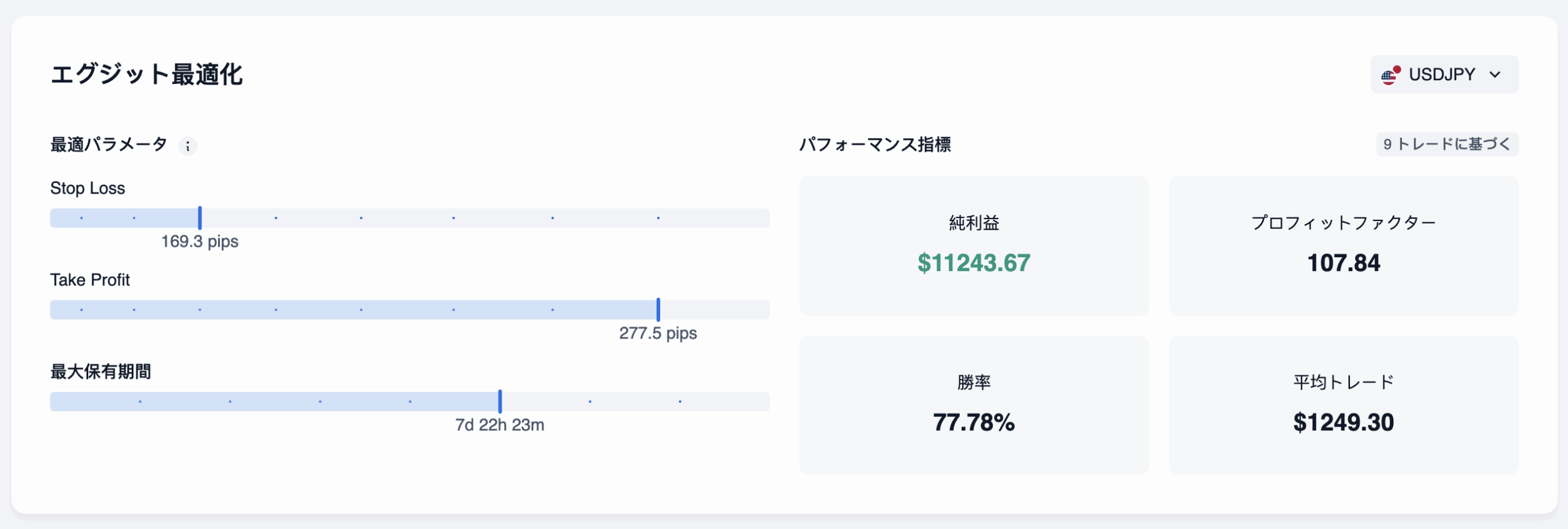 exit optimizer stats